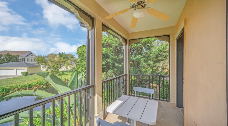 Rear Patio With Access From Living Room And Primary Suite