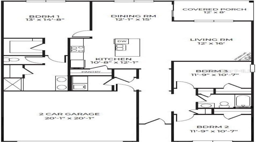 Reversed Floorplan For Aria Elevation.