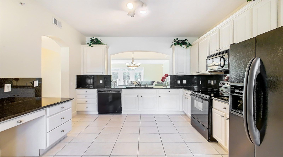 Kitchen With Passthrough To Dining Room