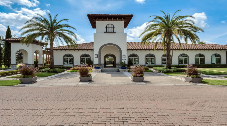 Community Clubhouse Entrance