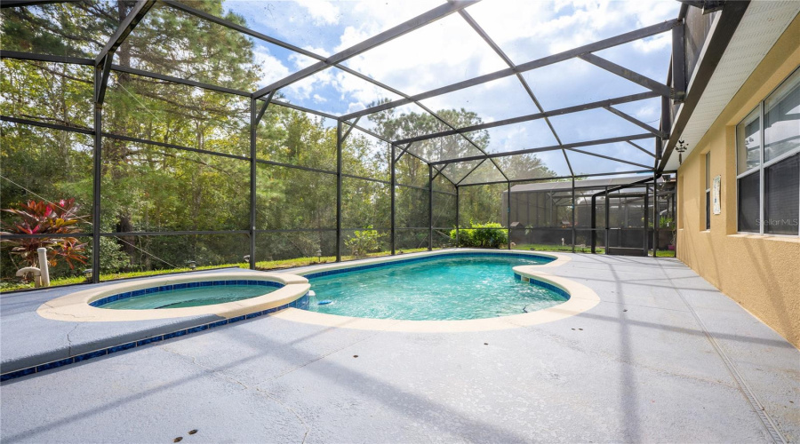 The Screened Pool &Amp; Spa Enjoy Conservation Views!