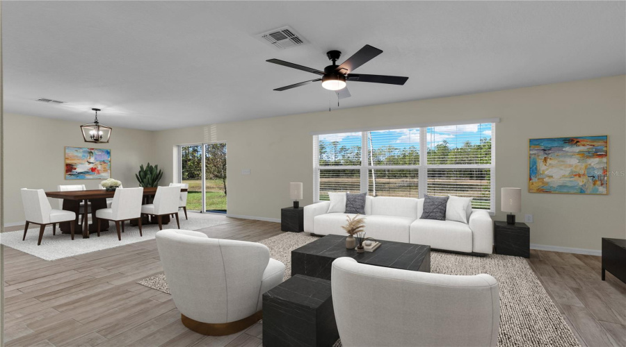 Dining Room / Living Room Combo