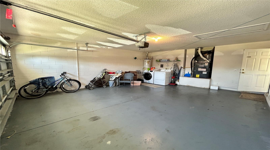 2-Car Garage Includes Washer/Driver Along With Equipment For Baby. Bicycles Will Not Convey. All Other Items Will Remain.