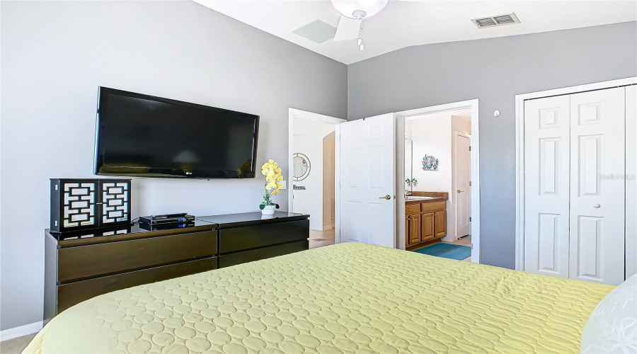 A View Looking Toward The Bathroom.