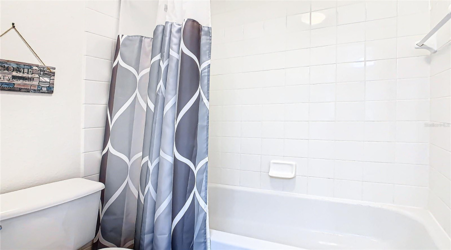 The Shower And Tub In The Jack And Jill Bathroom.