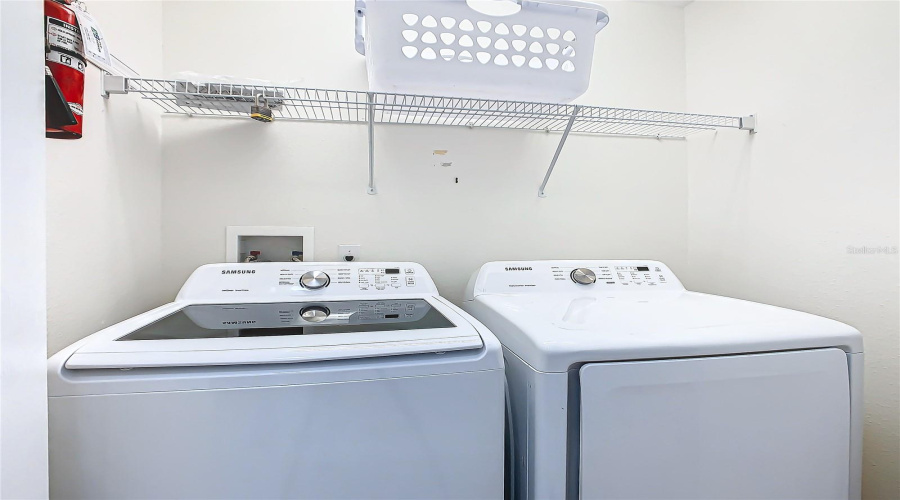 The Laundry Closet Is Located Inside The Home.