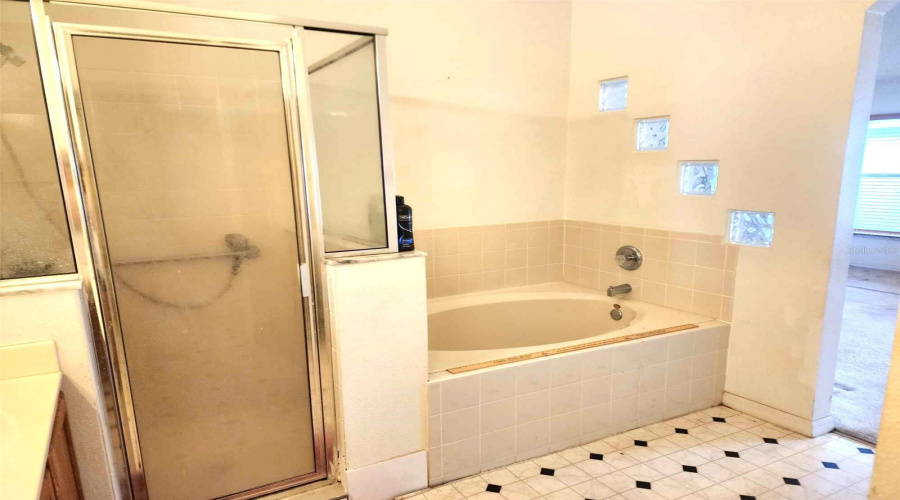 Garden Tub And Shower Stall