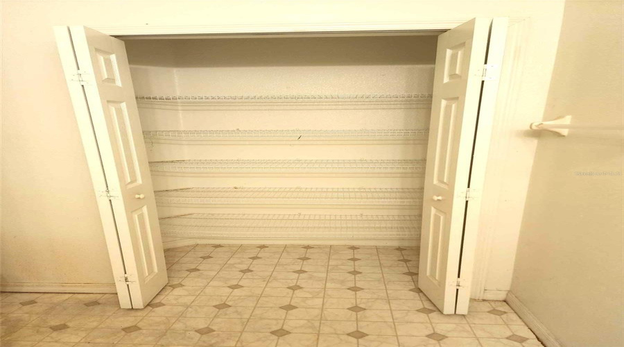 Huge Linen Closet In Guest Bath,