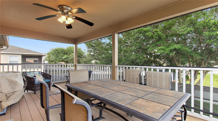 Balcony Off Master Bedroom Overlooking The Pool And Spa