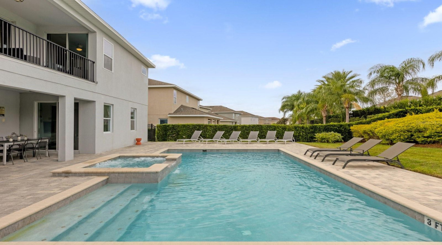 At The Back Of The House Is A Private Pool And Spa