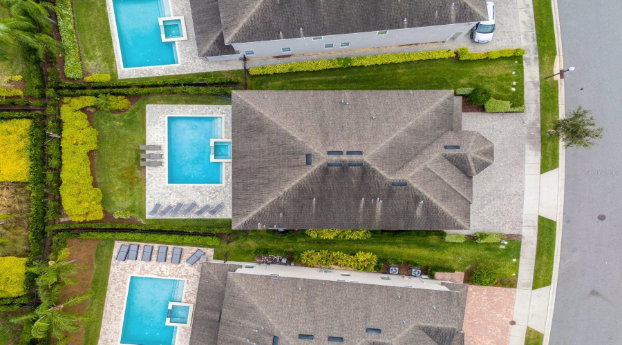 Aerial View Of The House