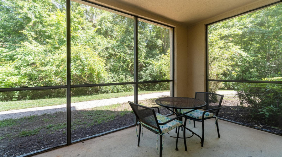 South Facing Screened Patio!