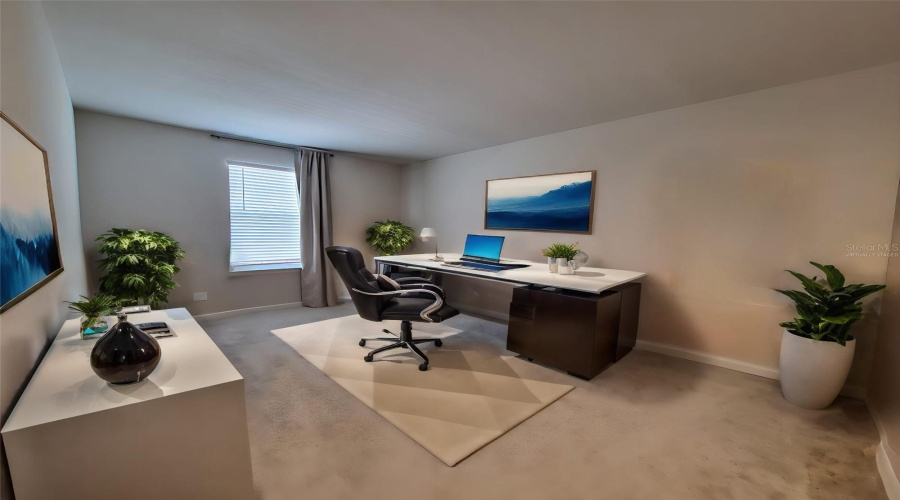 Virtually staged loft