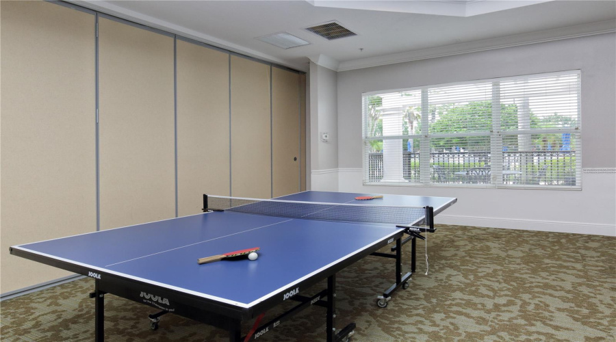 There is something for everyone.  Including ping-pong.