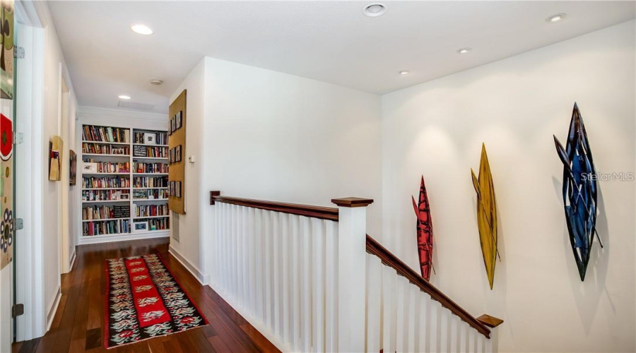 Upstairs Hallway That Leads To Other 3 Bedrooms