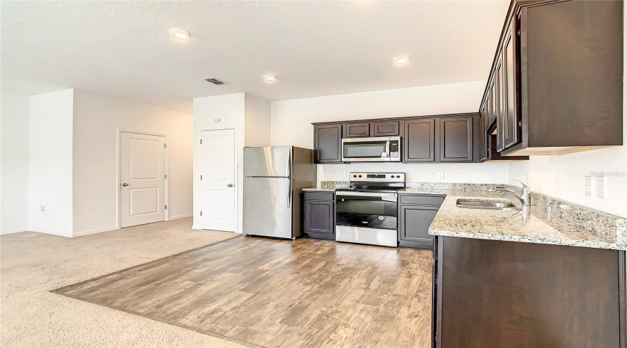 Spacious Kitchen!  Enough space to add an Island!