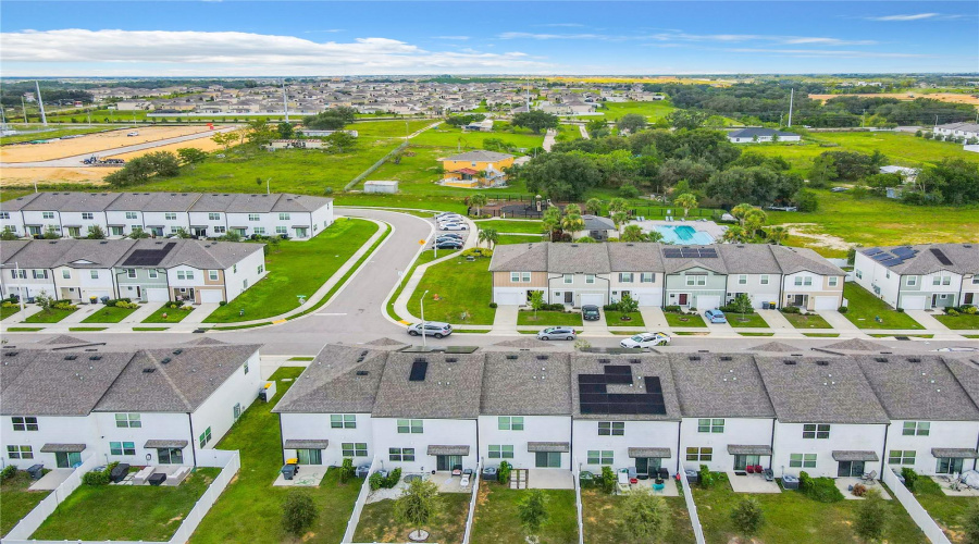 Around the corner from community amenities!  You will not have to walk far!