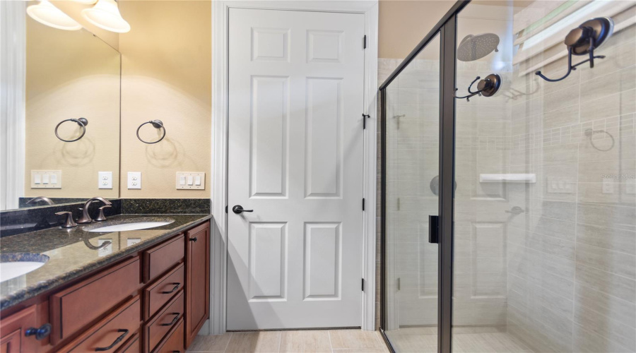 Primary Bathroom- walk-in shower