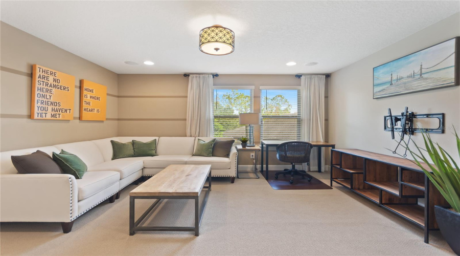 Upstairs loft