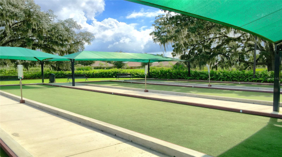 Bocce ball courts