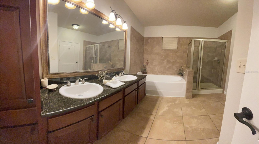 Spacious Master Bathroom