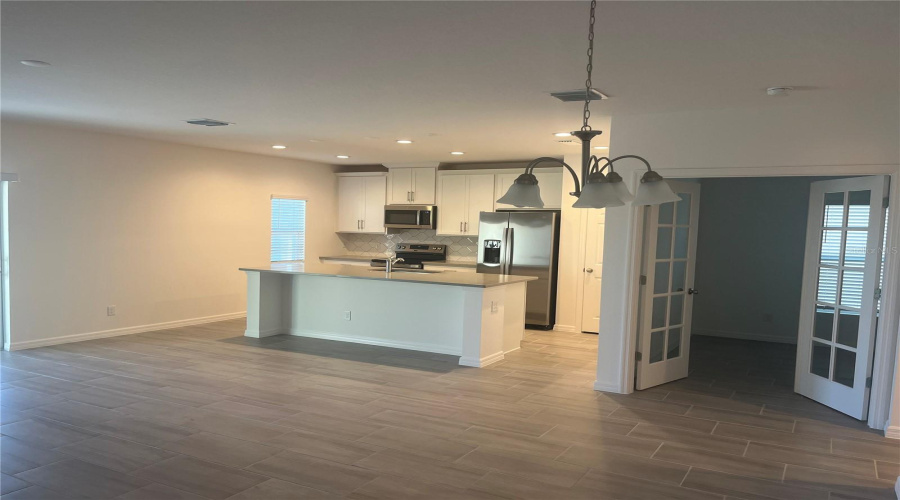 Kitchen / Den / Dining Area