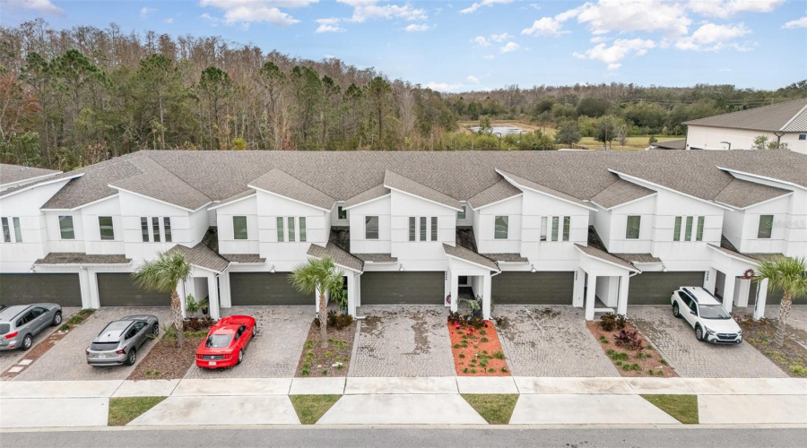 Aerial View Of Front Of Property 3Rd From Right