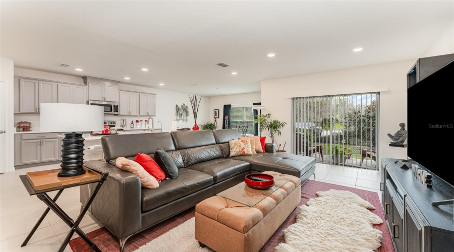 Living Room View Toward Patio