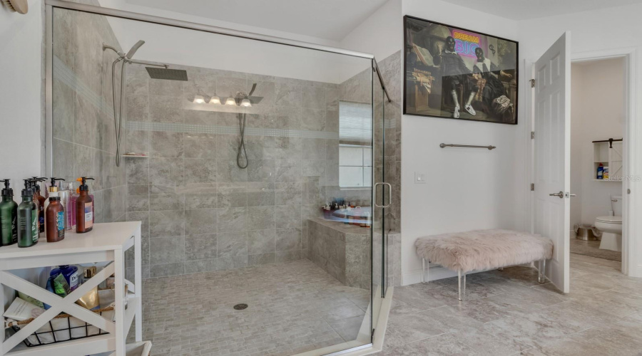 Master bathroom shower