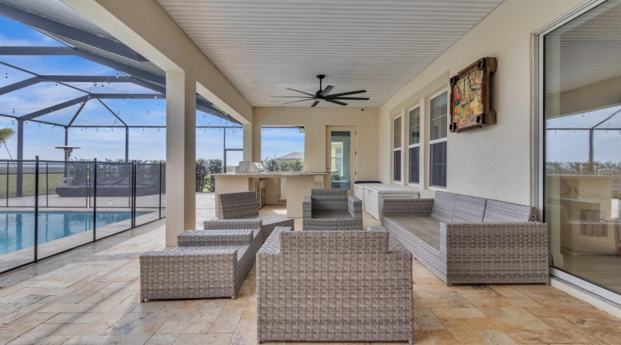 Enclosed patio