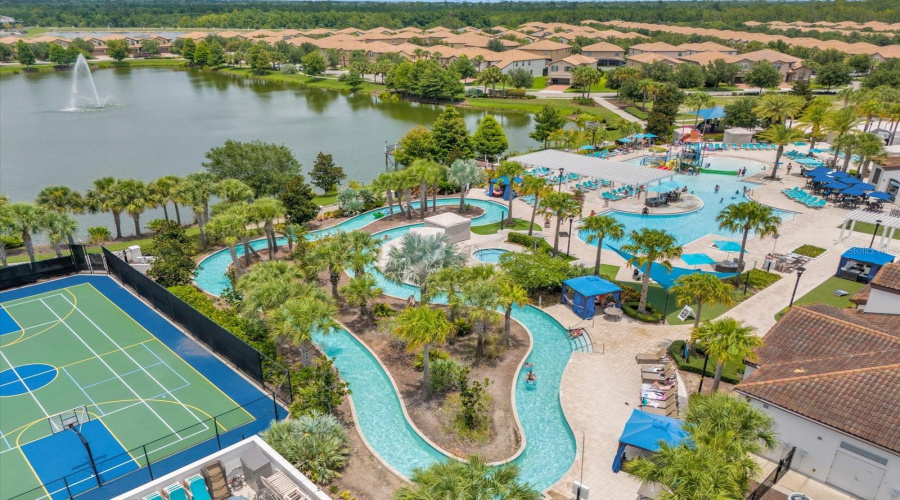 Tennis Court & Pool Area