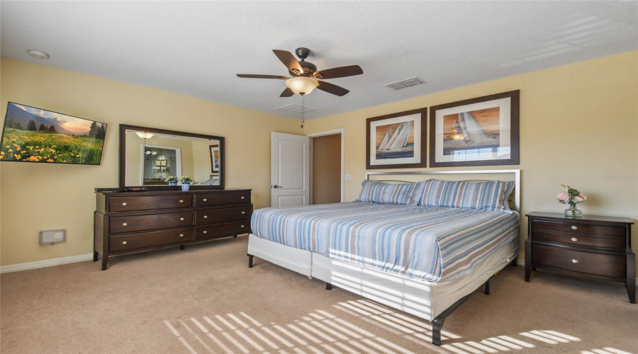 Primary Bedroom with King Size Bed