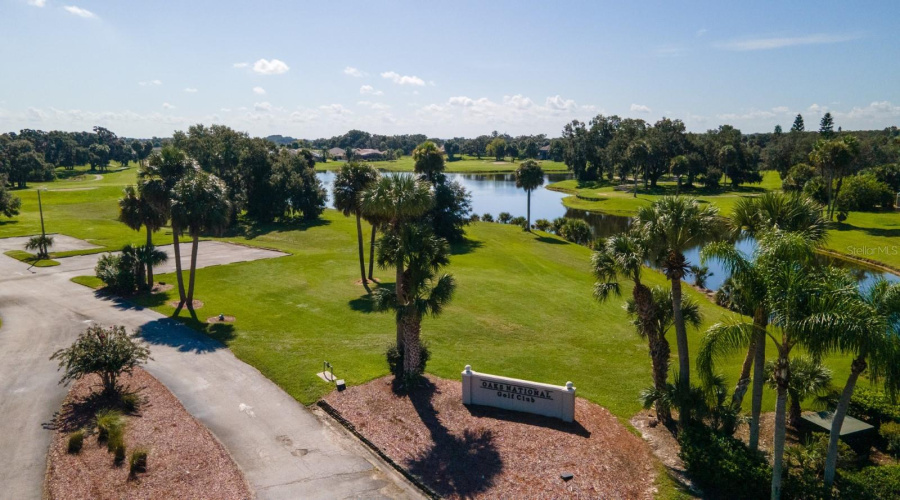 Aerial View of Community Golf Course