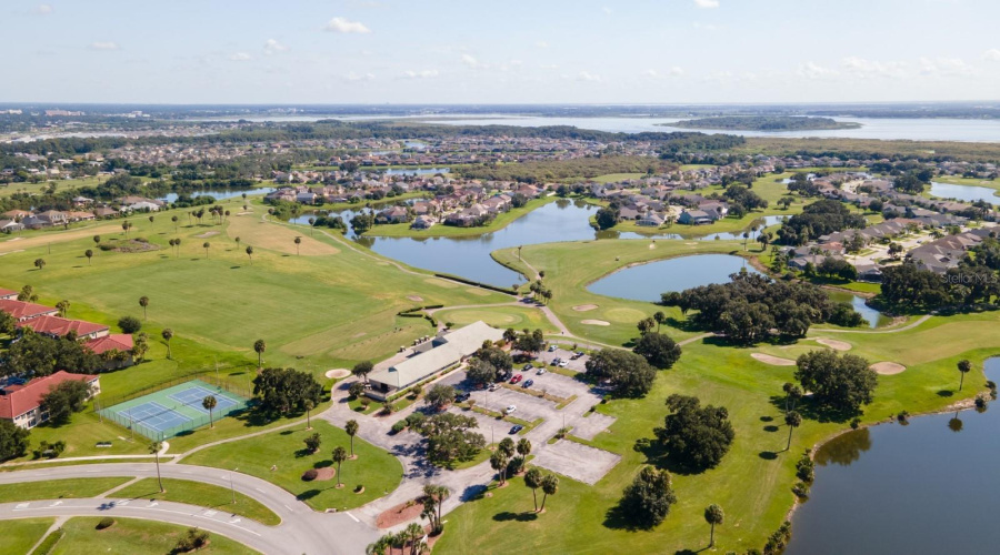 Aerial View of Community Golf Course