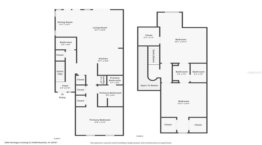 Reunion, Florida 34747, 3 Bedrooms Bedrooms, ,2 Bathroomsbathrooms,Residential,For Sale,Heritage Crossing Ct,Mfro6271624