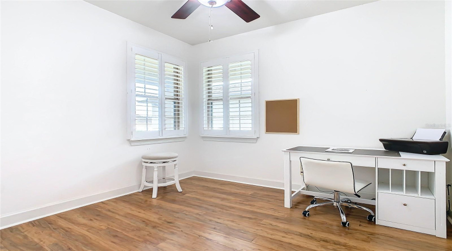 Guest Bedroom #3 Corner Windows