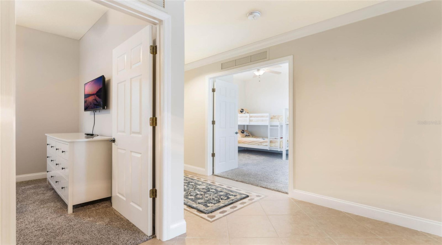 Foyer Entrance With Crown Molding Throughout