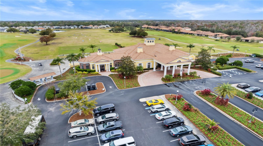 Golf Clubhouse And A Championship Golf Course