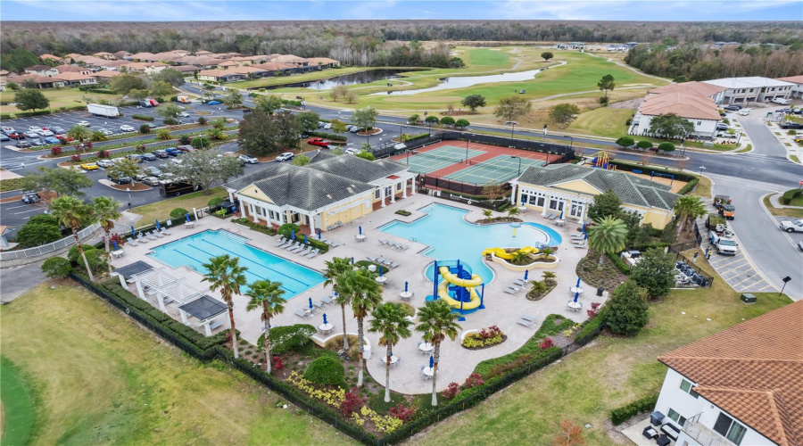 Full Service Clubhouse With Resort Swimming Pool, Playground And Restaurant