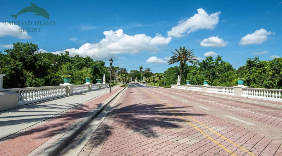 Emerald Island Entrance