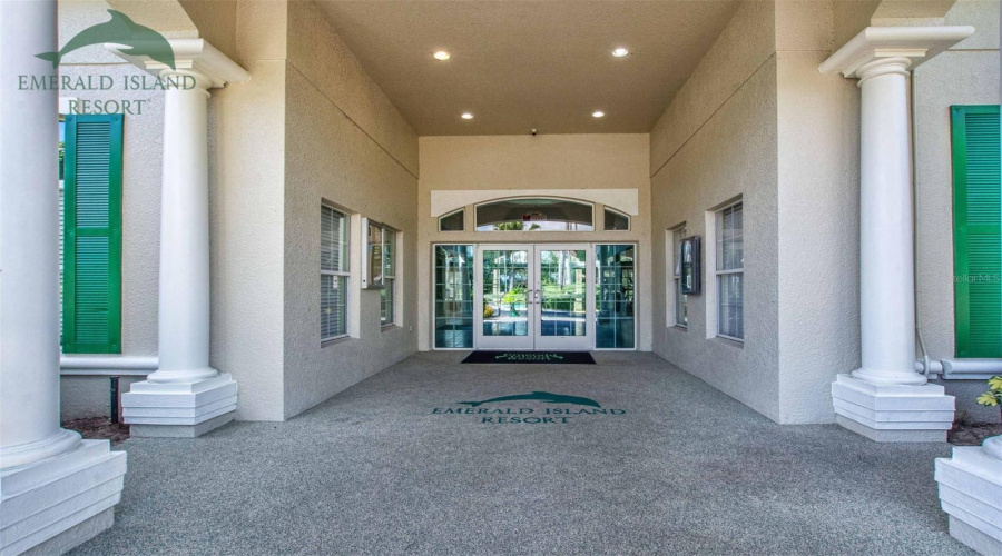 Entrance Way To The Clubhouse