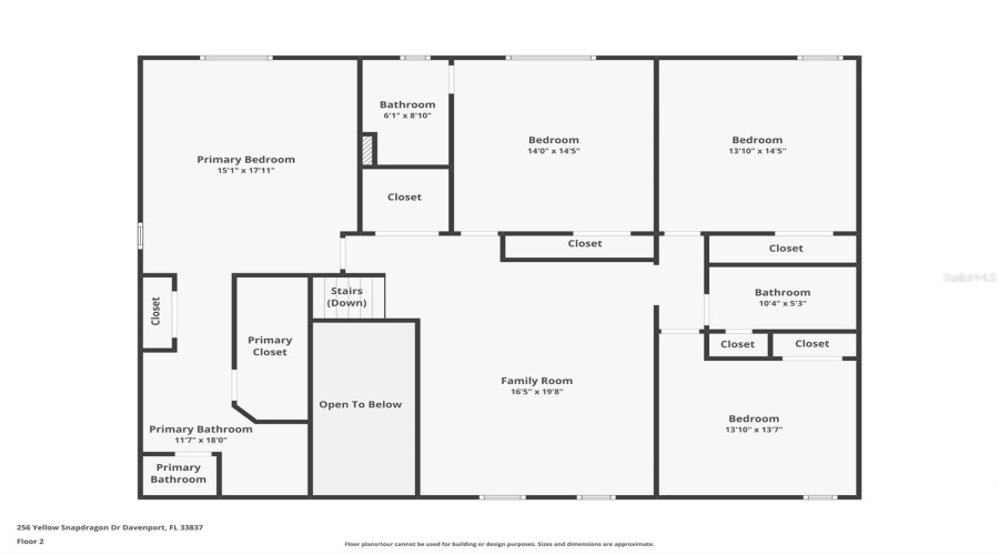 Davenport, Florida 33837, 5 Bedrooms Bedrooms, ,4 Bathroomsbathrooms,Residential,For Sale,Yellow Snapdragon,Mfro6268157