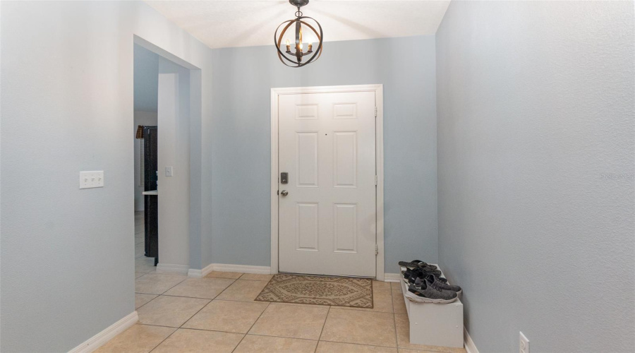 Spacious Tiled Foyer.