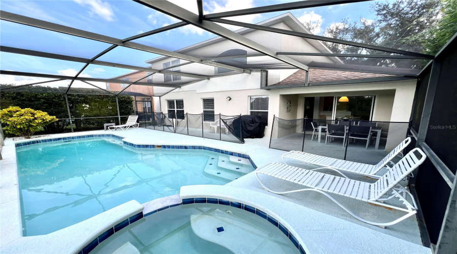 Safety Fence At Pool Area