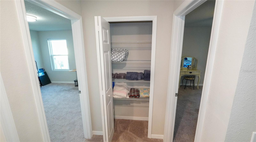 Second Floor Linen Closet.