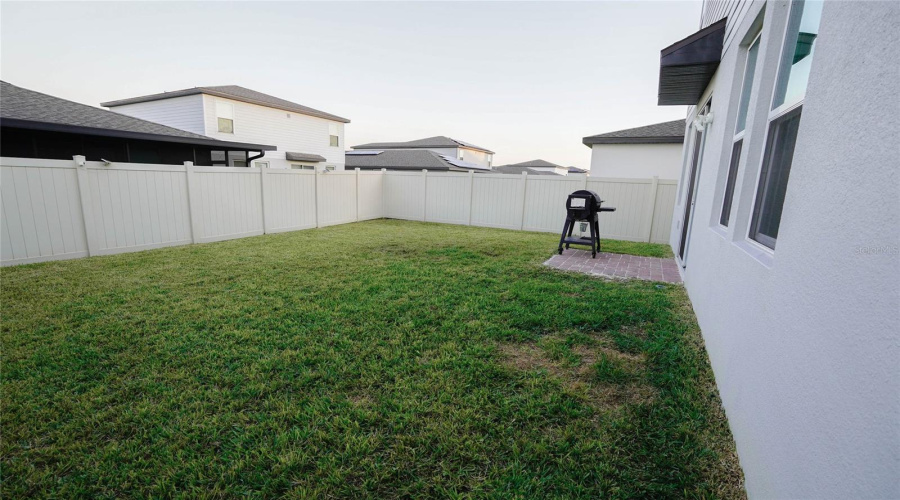 Fenced In Backyard.