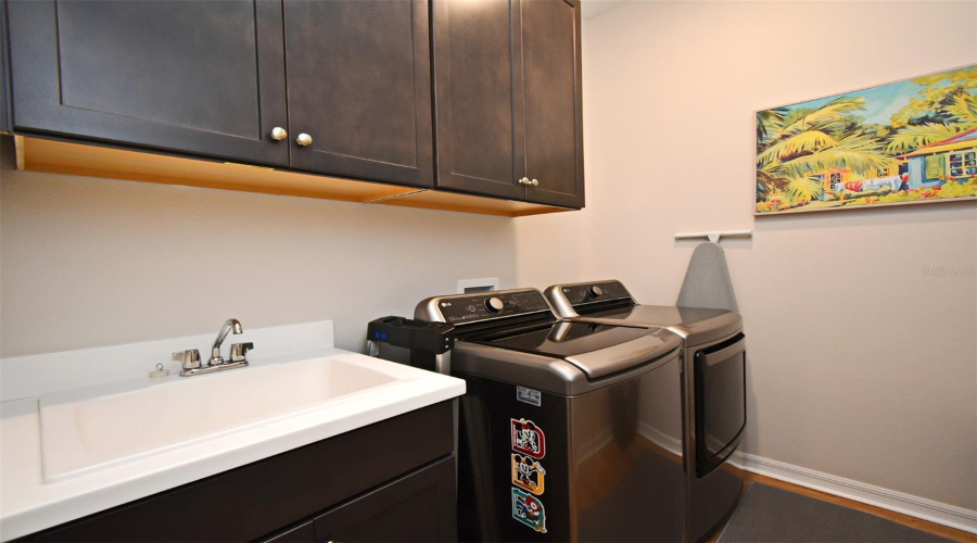 Laundry Room with Cabinets & Sink