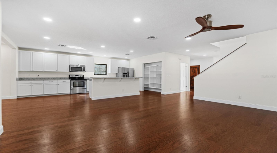 Open Family Room To Kitchen