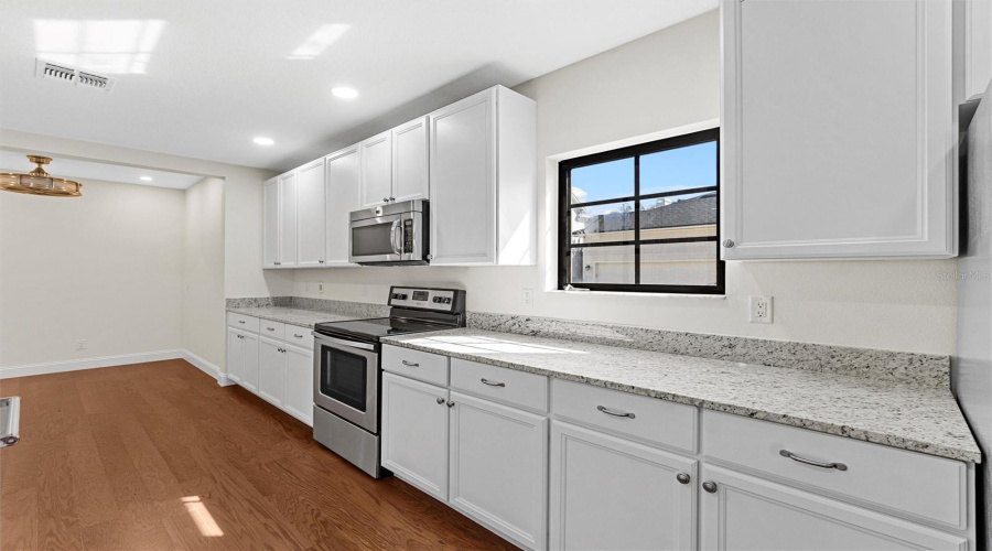 Kitchen View To Dining Area