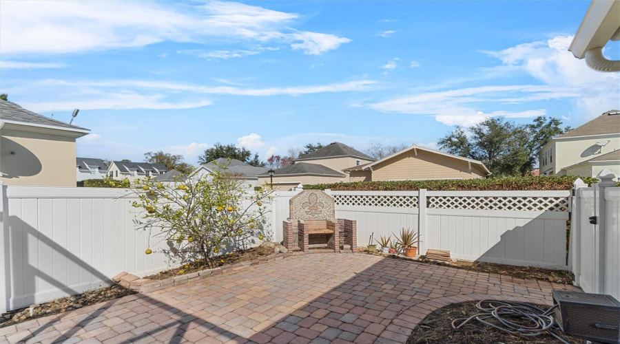 Fenced Backyard